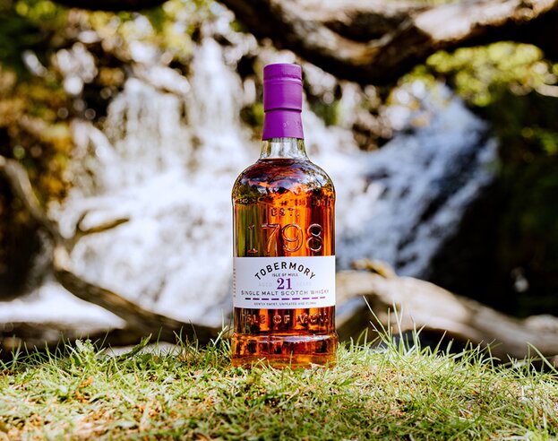 A bottle of Tobermory 21 Year Old