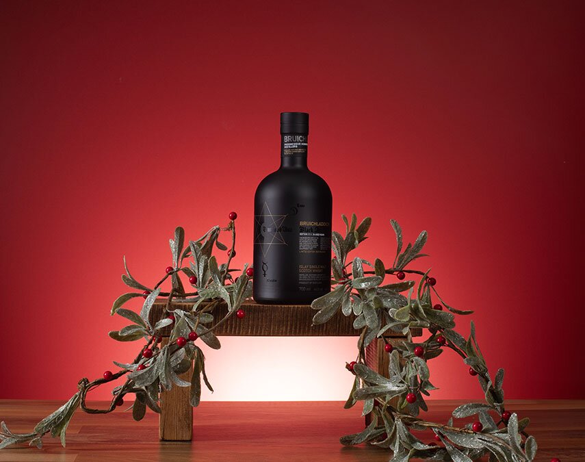 A bottle of Bruichladdich 24 Year Old - Black Art 11.1