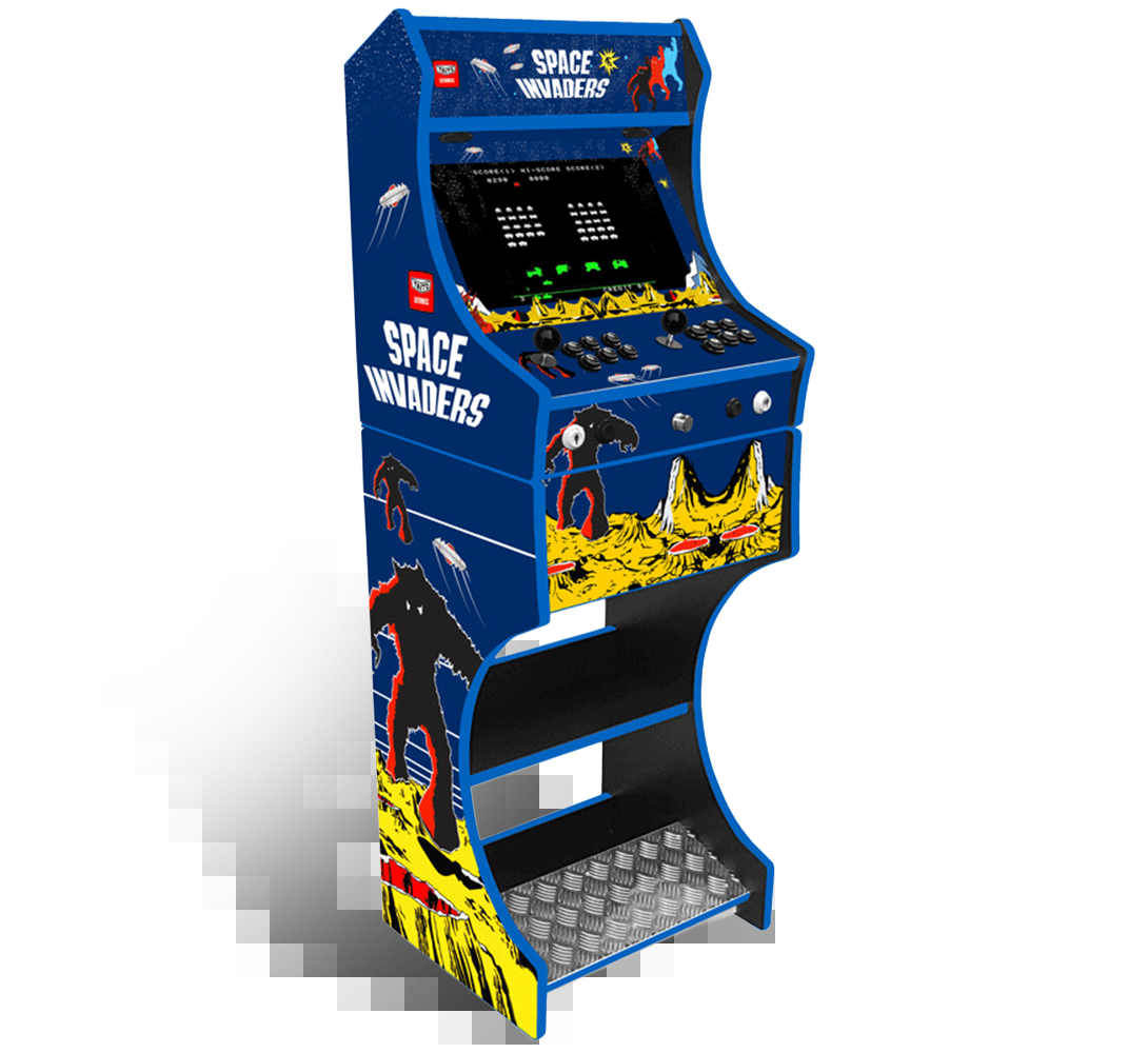 A Space Invaders themed Arcade Machine