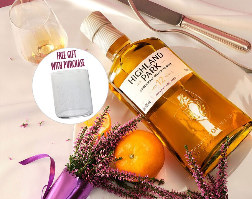 A bottle of Highland Park 12 Year Old