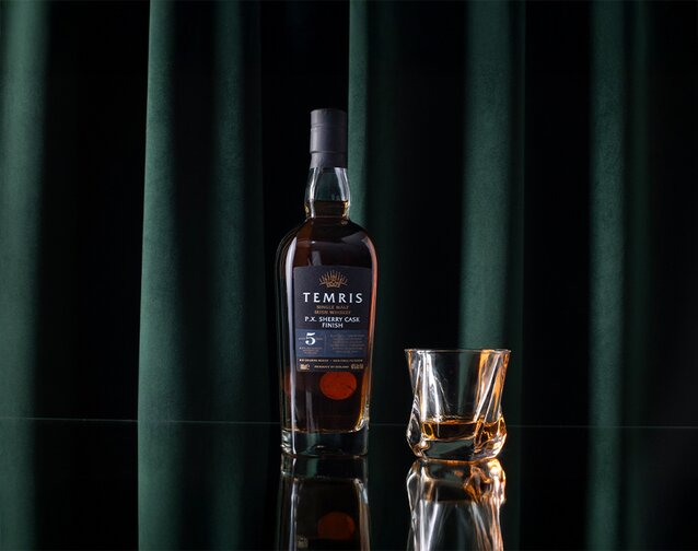 A bottle of Temris 5 Year Old PX Sherry Cask Finish.