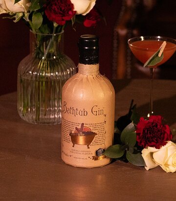 A bottle of Bathtub Gin