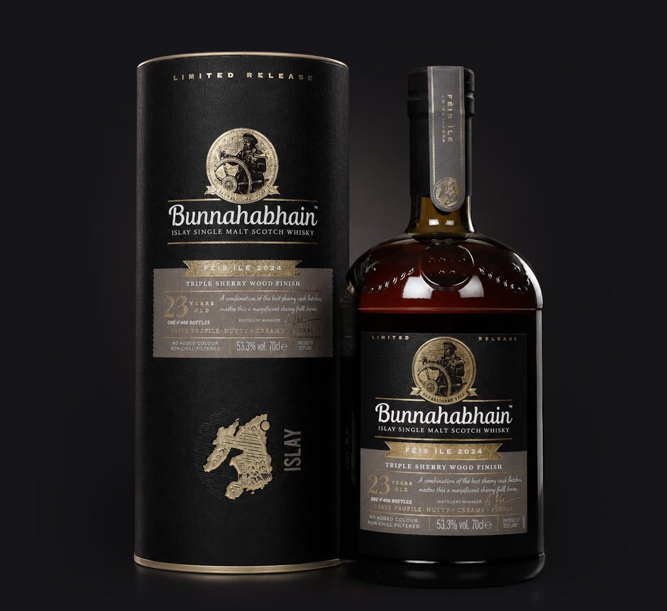 Bunnahabhain 23 Year Old Fèis Ìle 2024 Triple Sherry Wood Finish