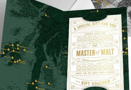 Master of Malt gift vouchers