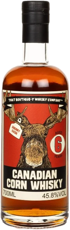 Boutique-y 6 Year Old Canadian Corn Whisky Bottle