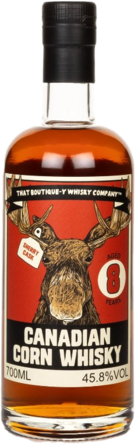 Boutique-y 8 Year Old Canadian Corn Whisky Bottle