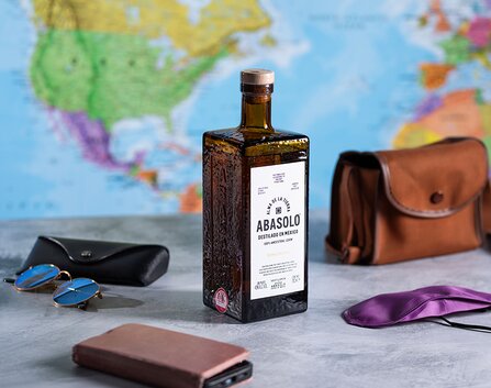 A bottle of Abasolo whisky.