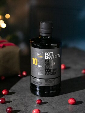 A bottle of Port Charlotte 10 Year Old