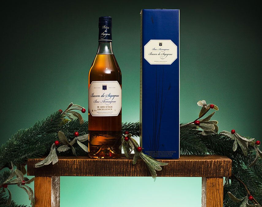 A bottle of Baron de Sigognac 10 Year Old