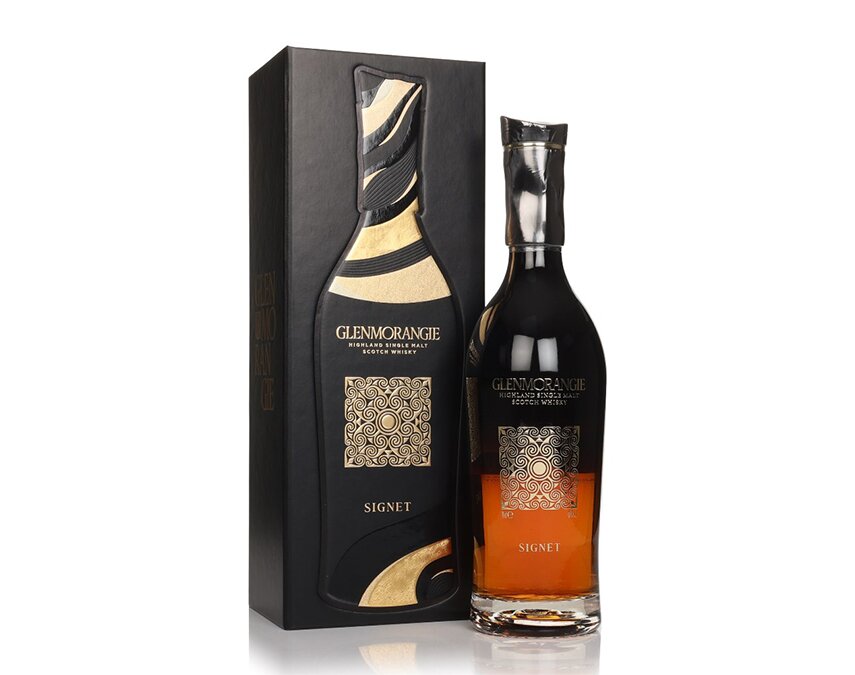 A bottle of Glenmorangie Signet