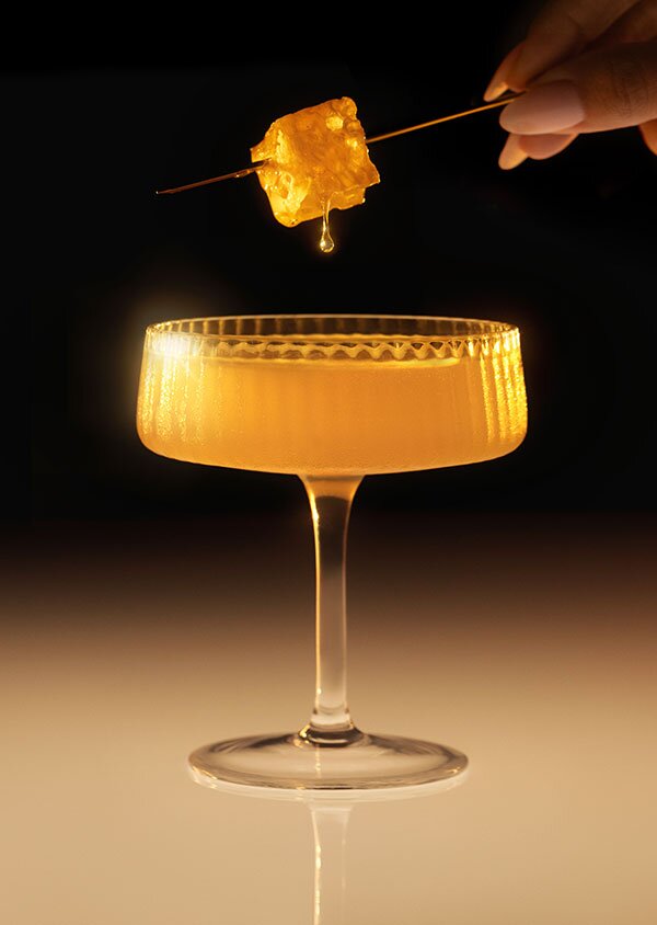 A SirDavis Honey Bee cocktail