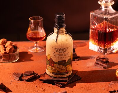 A bottle of Rumbullion! Chilli & Chocolate.