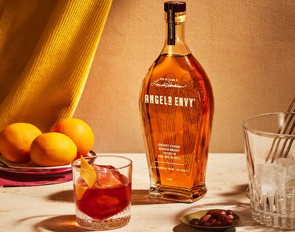 A bottle of Angel's Envy.