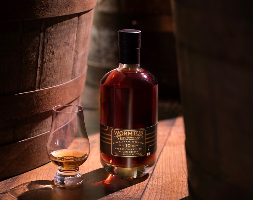 A bottle of Wormtub 10 Year Old - Batch 5.