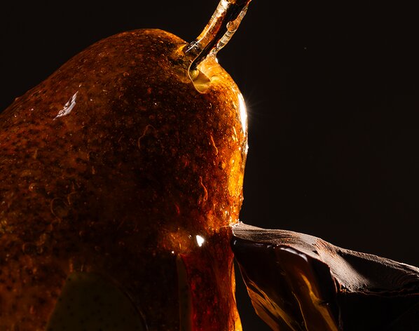 Caramelised Pears and Dark Chocolate
