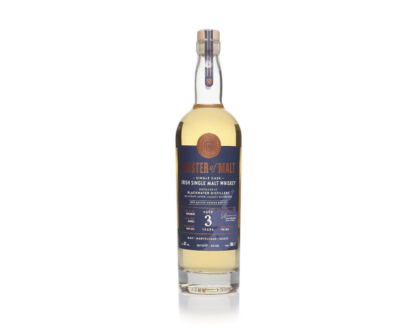 A bottle of Blackwater 3 Year Old 2021 (Hunter Barley) Single Cask