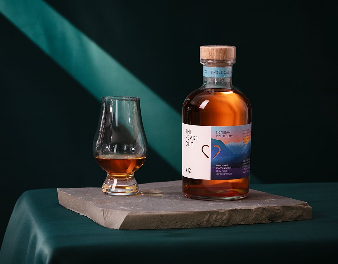 A bottle of Nc'nean 4 Year Old 2020 - The Heart Cut #12
