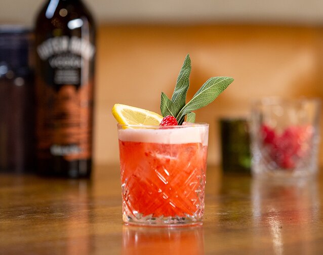 A Dutch Barn Orchard Vodka Sour cocktail.