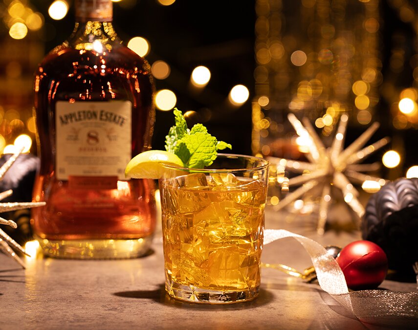 A Gingerbread Mai Tai made with Appleton Estate 8 Year Old.