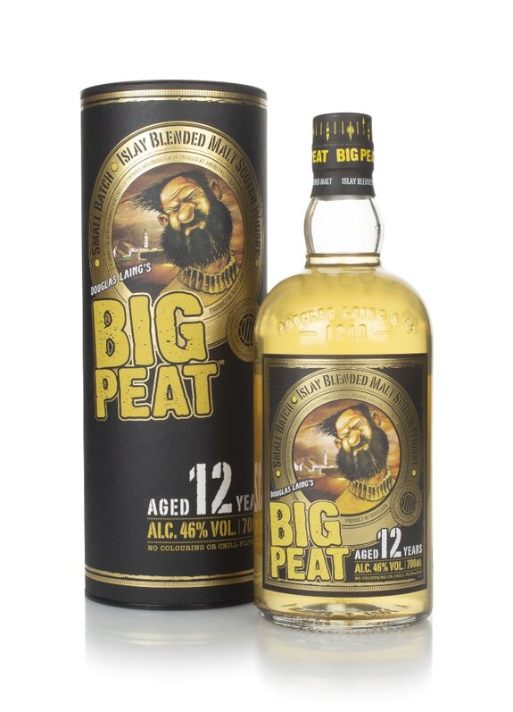 A bottle of Big Peat 12 year old