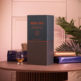 Master of Malt Green Presentation Box, closed