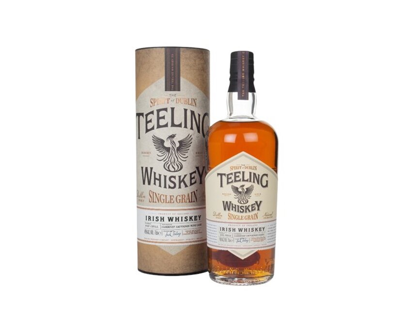 A bottle of Teeling Single Grain.