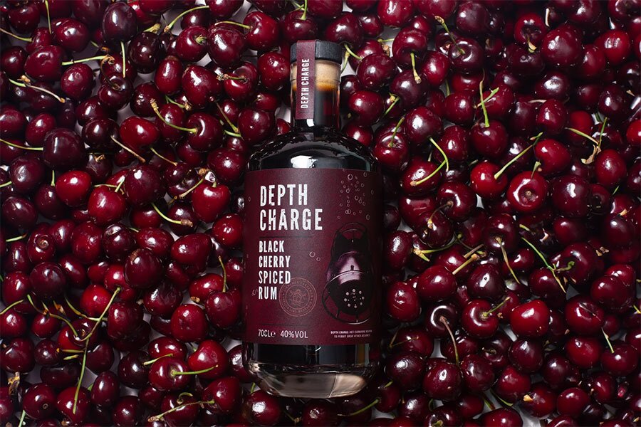 Cherry Cola Float cocktail