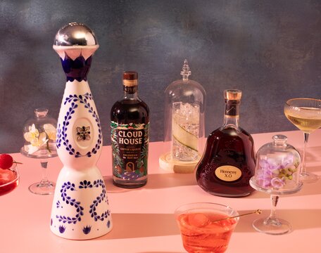 Liqueurs and other spirits for Mother's Day.