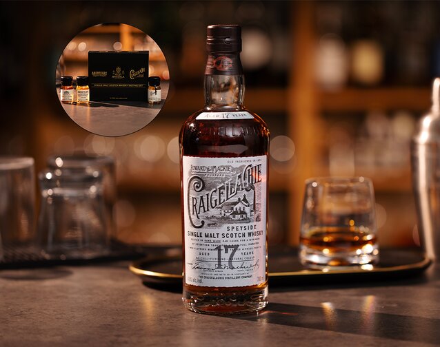 A bottle of Craigellachie 17 Year Old.