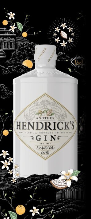 A bottle of Another Hendrick's Gin