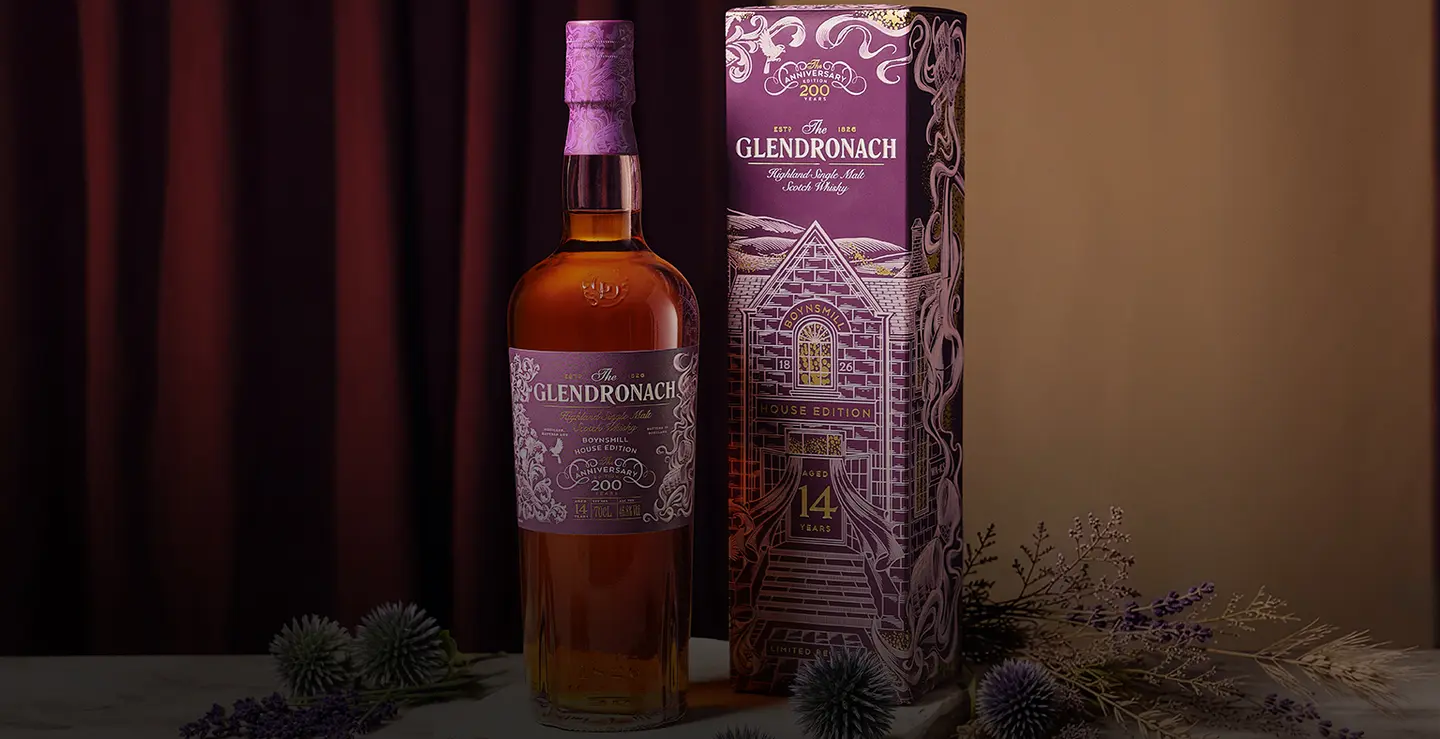 Three bottles of Glendronach