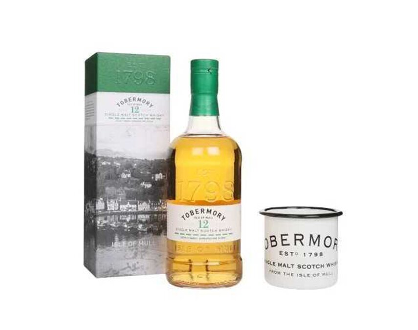 A bottle of Tobermory 12 Year Old 