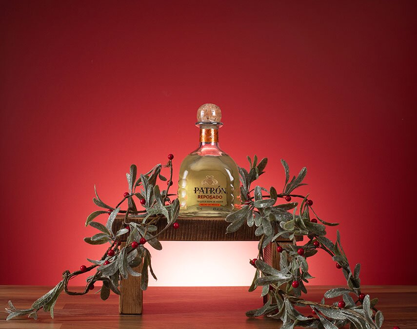 A bottle of Patron Reposado