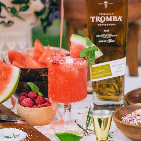 Watermelon Margarita cocktail