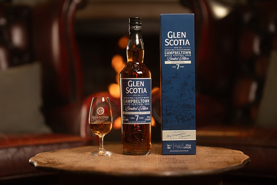 A bottle of Glen Scotia Festival Release 2026