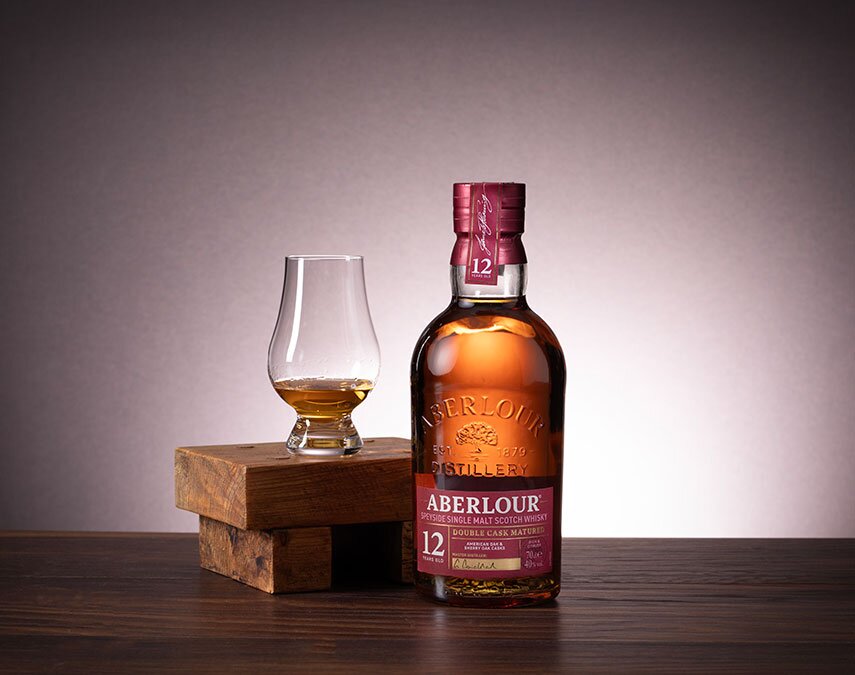 A bottle of Aberlour 12 Year Old Double Cask Matured