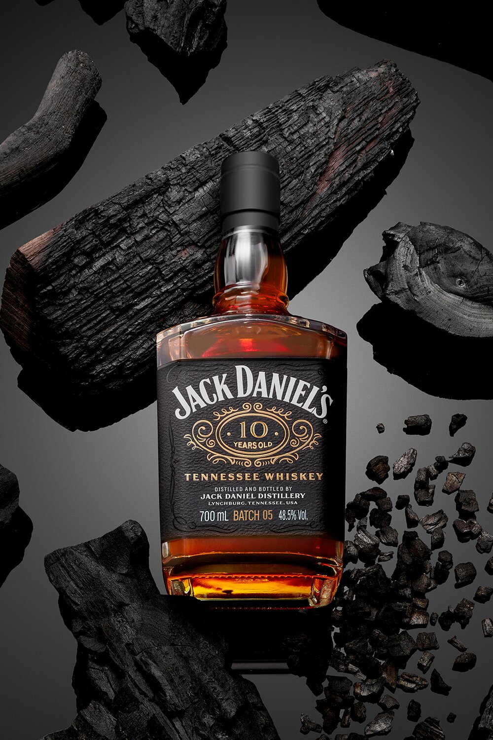 A bottle of Jack Daniels 10 batch 5