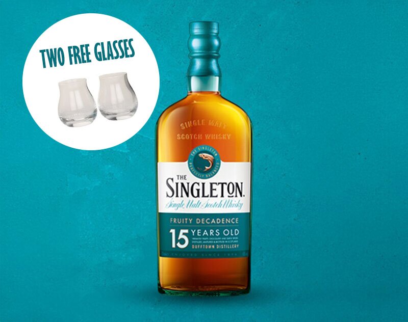 A bottle of Singleton of Dufftown 15 Year Old