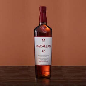 A bottle of The Macallan 12 Year Old Sherry Oak