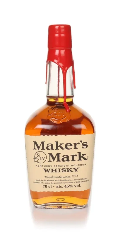 A bottle of Maker's Mark