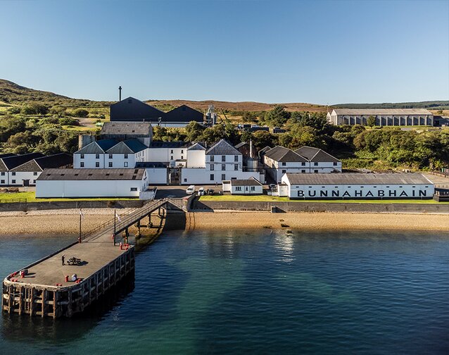 The Bunnahabhain distillery.