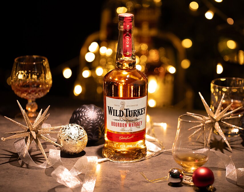 A bottle of Wild Turkey 81 Proof.