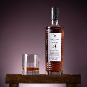 A bottle of Wolfcraig 14 Year Old