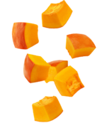 Pieces of pumpkin