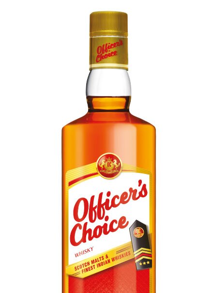 Officer's Choice bottle