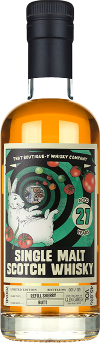 Boutique-y 27 Year Old Single Malt Whisky Bottle