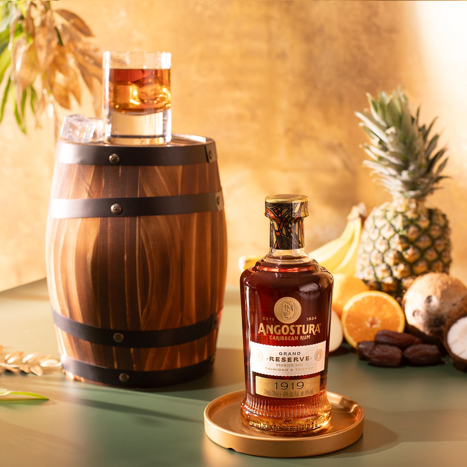 A bottle of Angostura 1919 Rum