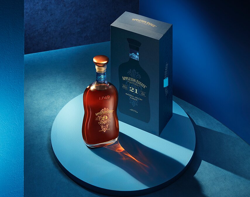 A premium bottle of Rum