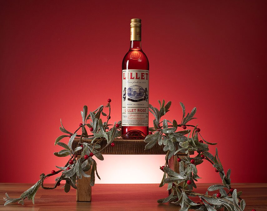A bottle of Lillet Rose