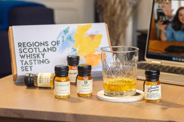 a whisky tasting set